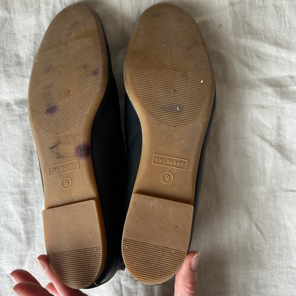 Everlane ballet flat in black leather size 9 - Picture 6 of 6